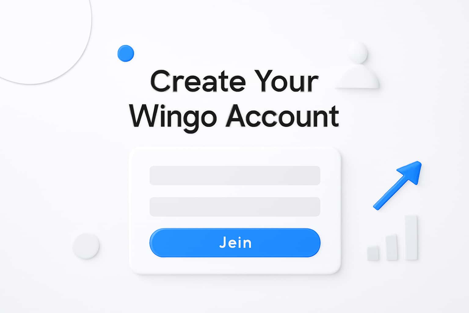 Create Your Wingo Account Interface