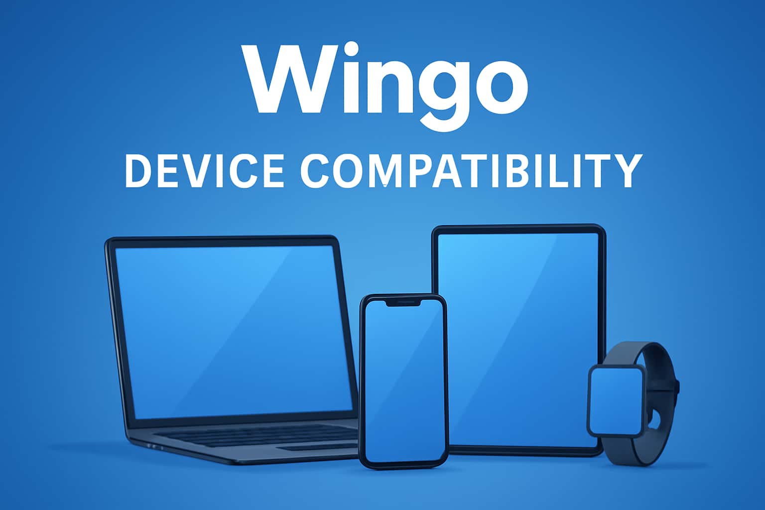 An informative graphic demonstrating Wingo Device Compatibility.