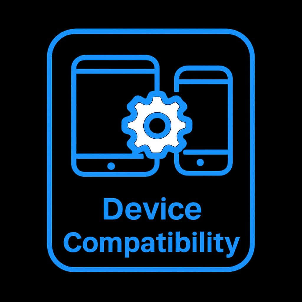 A simple badge illustrating Wingo Device Compatibility.