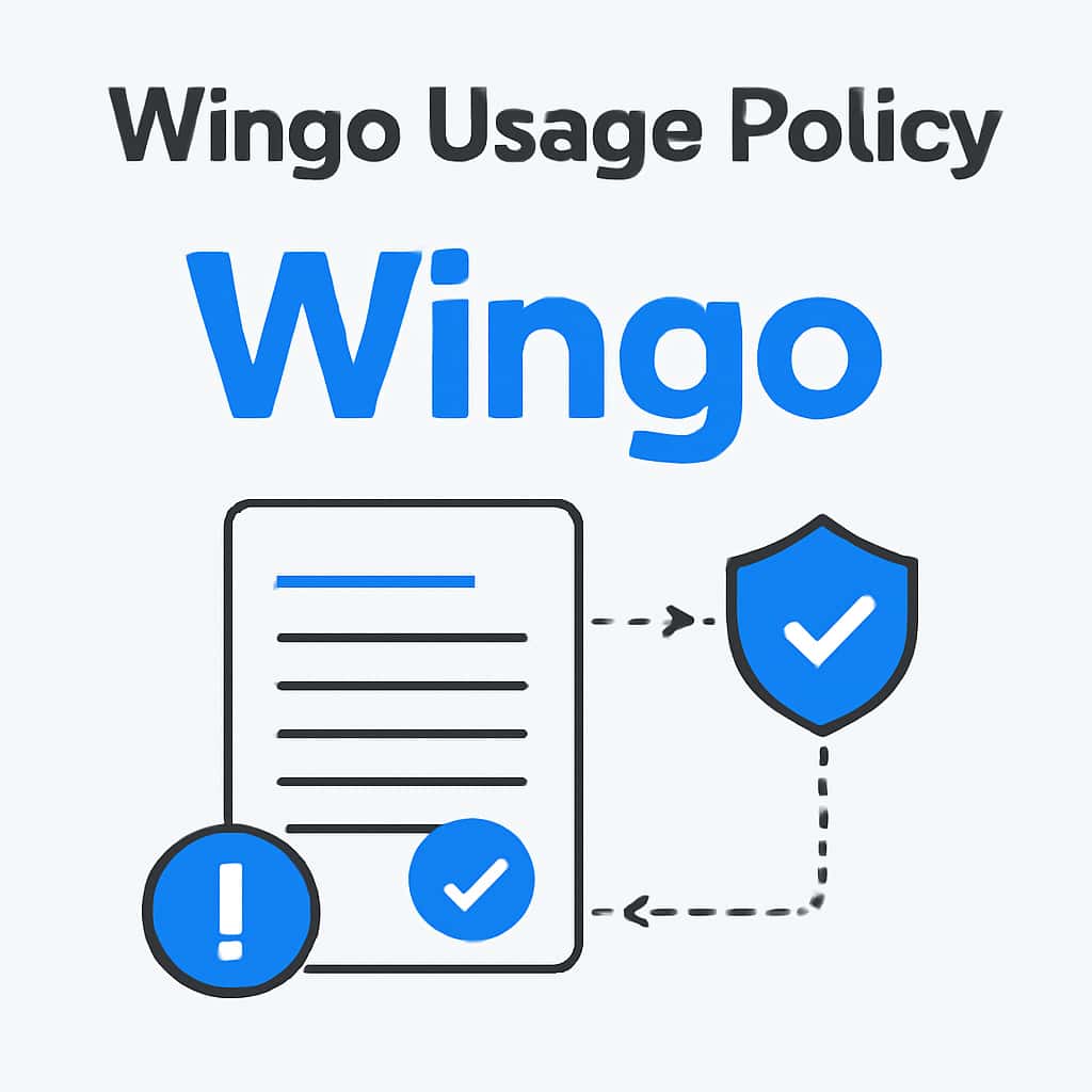 An educational diagram related to the Wingo Usage Policy.